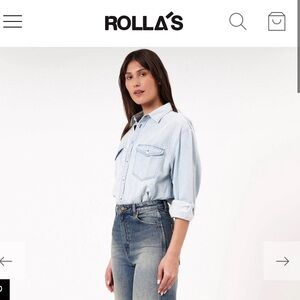 ROLLA’S classic denim shirt